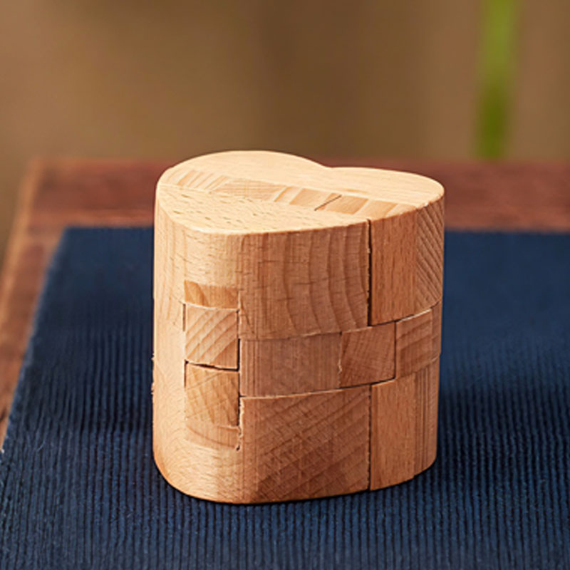 Luban Lock Heart Shaped Puzzle - Woodworking Kids Toys บทวิจารณ์และราคา