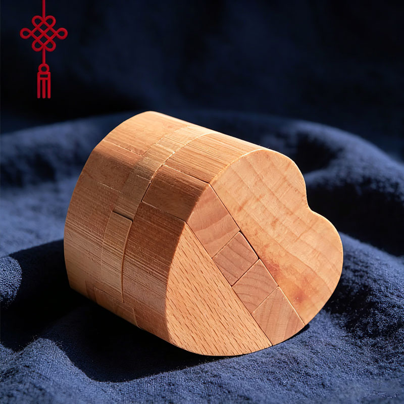Luban Lock Heart Shaped Puzzle - Woodworking Kids Toys บทวิจารณ์และราคา