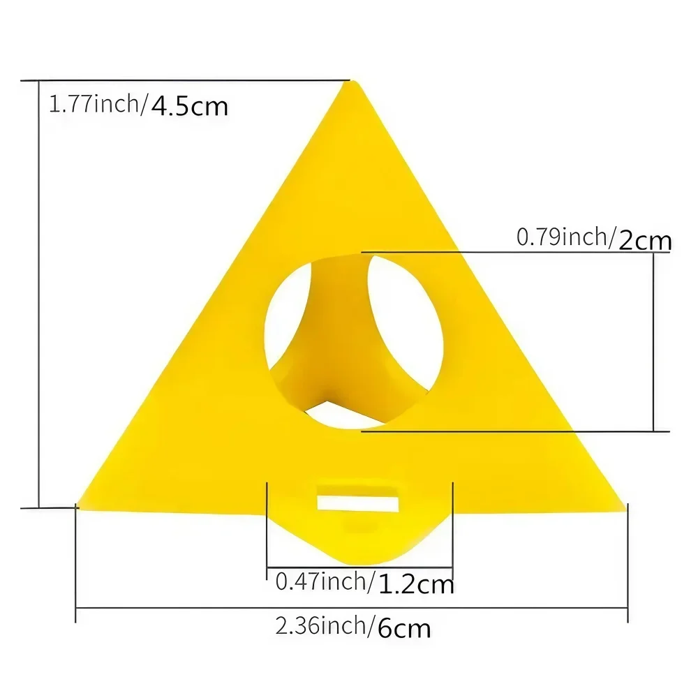 10PCS Triangle Spray Painting  - Woodworking Projects Art บทวิจารณ์และราคา
