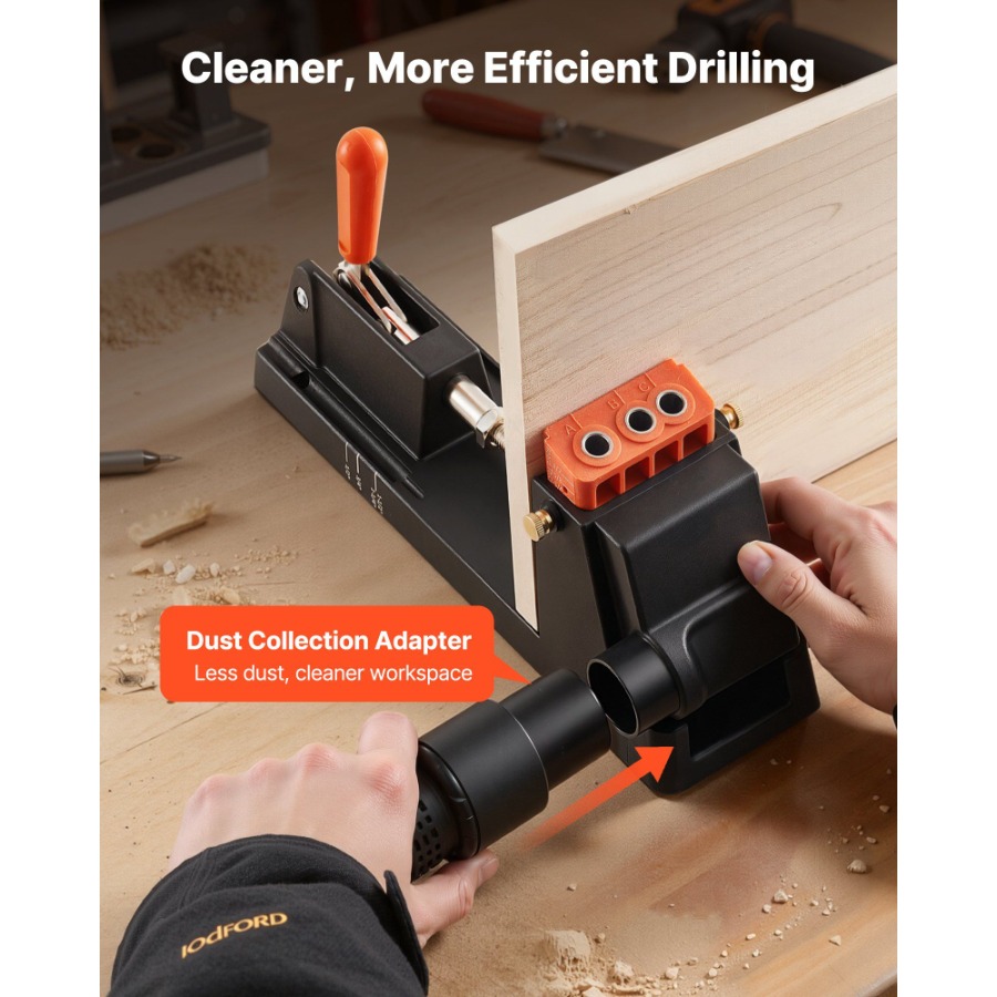 Pocket Hole Jig Kit 1/2 to 1-1 - Woodworking Kit บทวิจารณ์และราคา