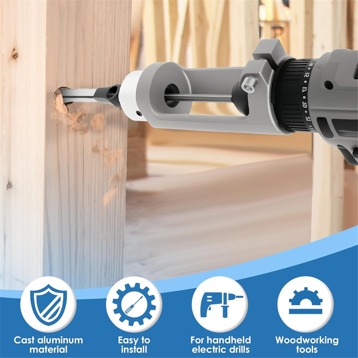 ABNJ Square Hole Drill Bit Ada - Woodworking Drill บทวิจารณ์และราคา