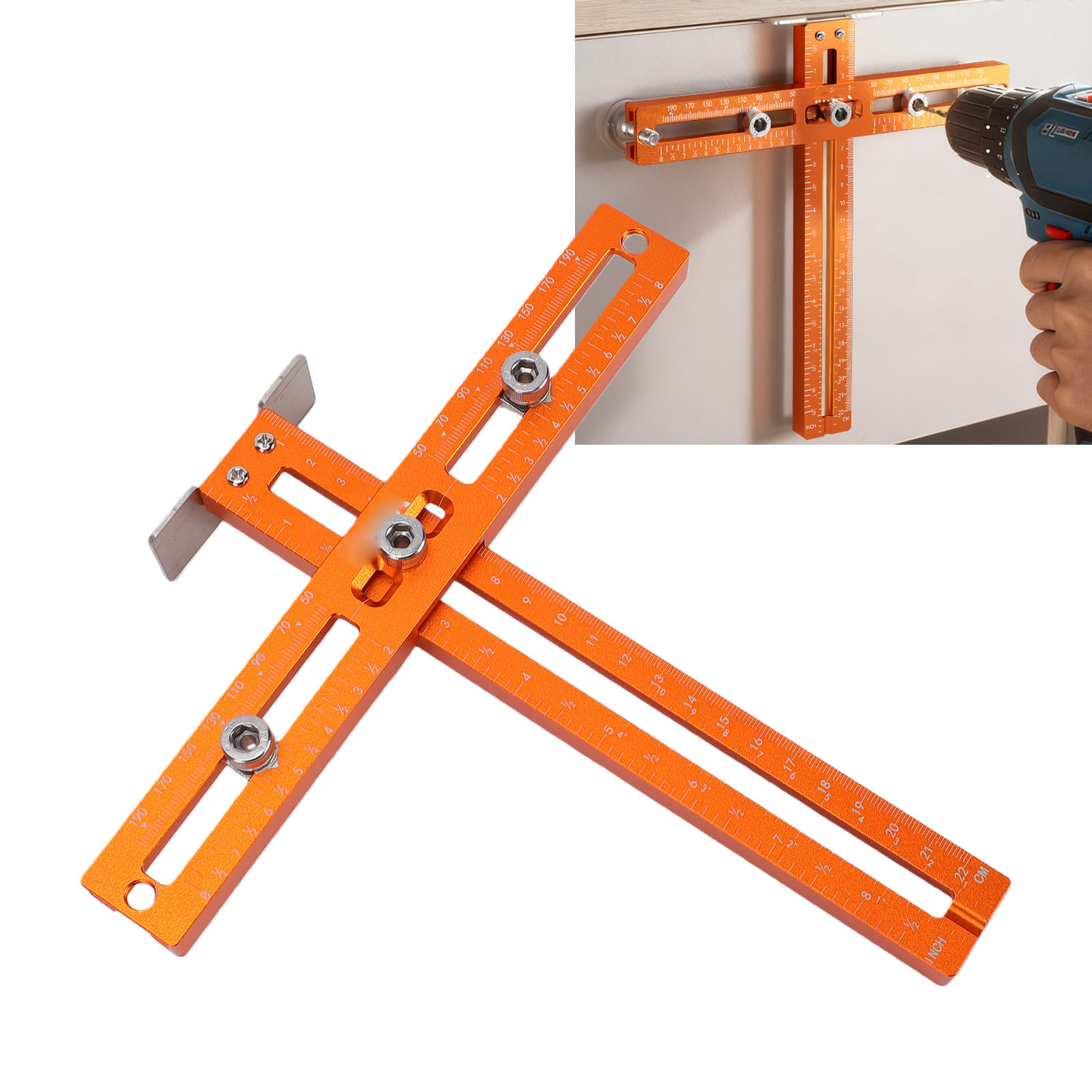 Cabinet Handle Drill Guide Met - Woodworking Drill บทวิจารณ์และราคา