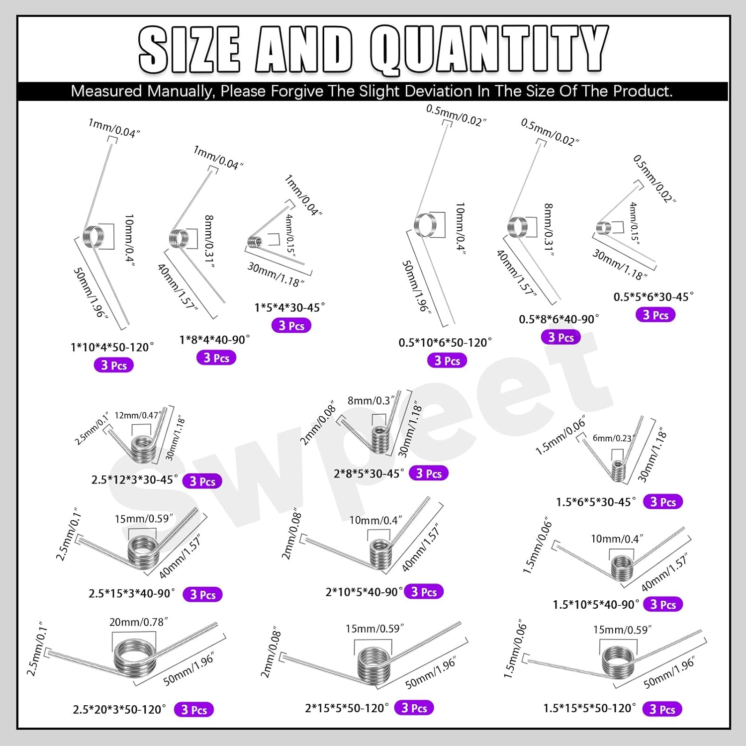 45Pcs 15 Sizes 45/90/120 Degre - Woodworking Kit บทวิจารณ์และราคา