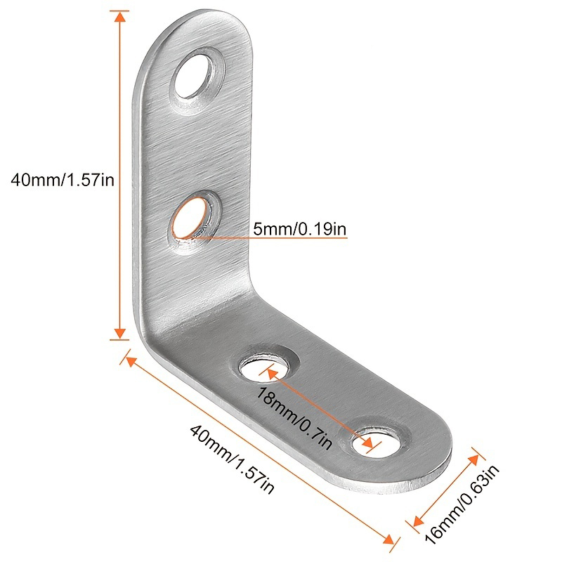 6Pcs Stainless Steel 90 Degree - Woodworking X Brace บทวิจารณ์และราคา