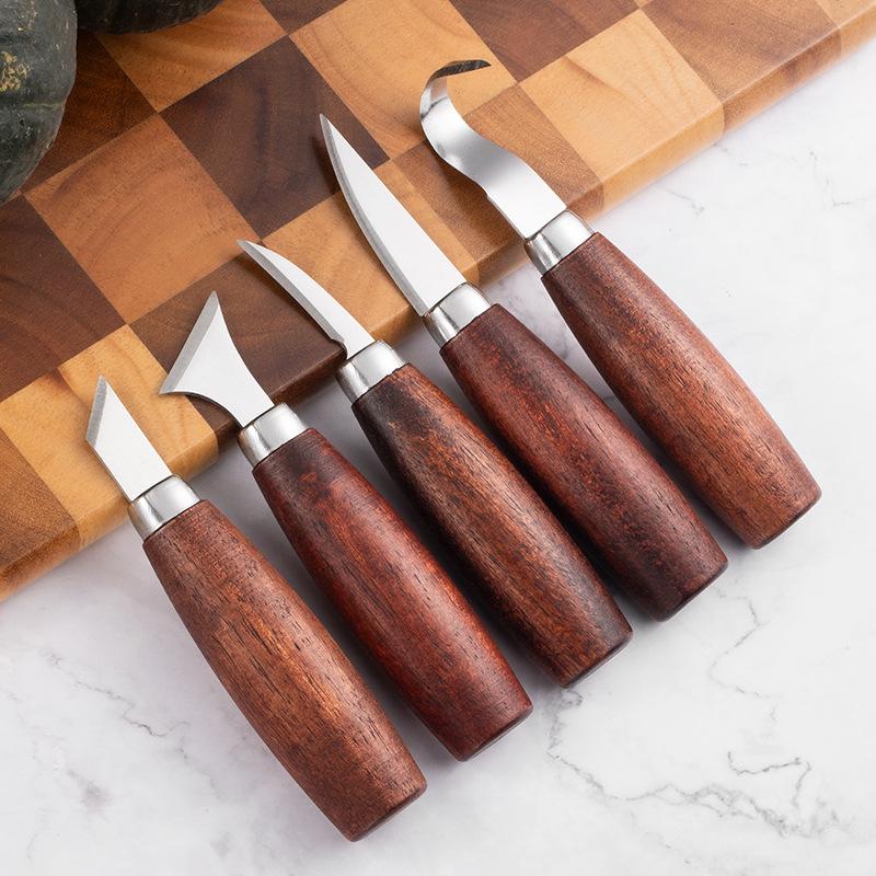 New 5pcs Tools For Wood Carvin - Woodworking Knife บทวิจารณ์และราคา