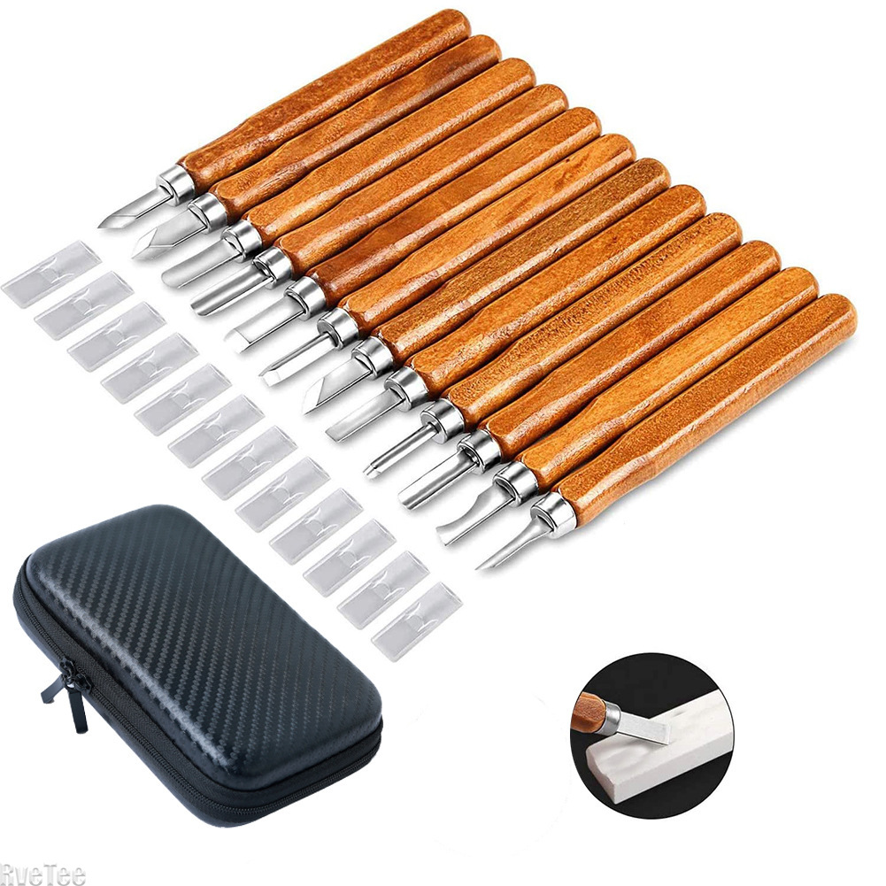 12Pcs SK2 Woodworking Carving  - Woodworking Knife บทวิจารณ์และราคา