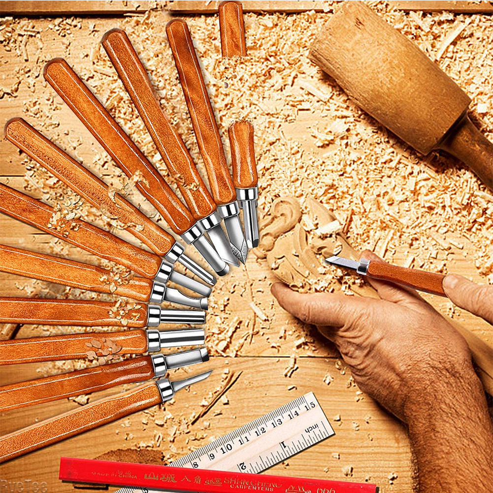 12Pcs SK2 Woodworking Carving  - Woodworking Knife บทวิจารณ์และราคา