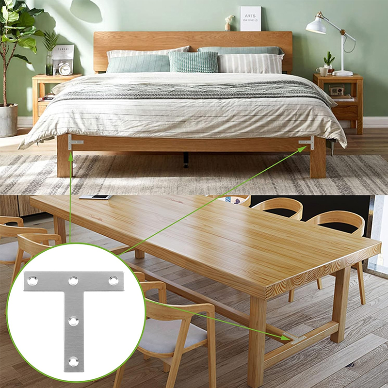 3-20pcs, T Shaped Mending Plat - Woodworking X Brace บทวิจารณ์และราคา
