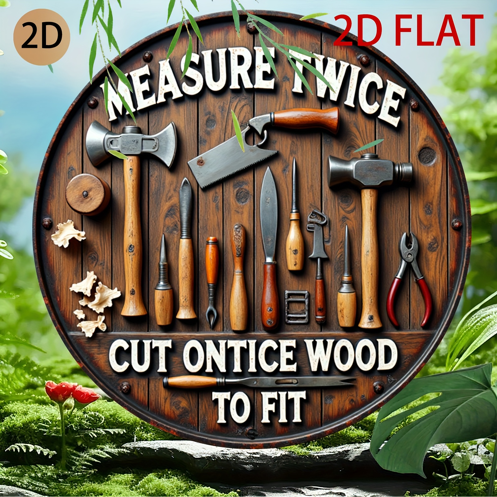 2D planar circular wooden tool - Woodworking Logo Design บทวิจารณ์และราคา