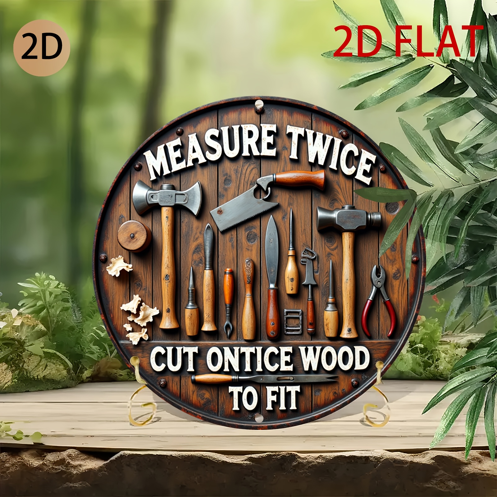 2D planar circular wooden tool - Woodworking Logo Design บทวิจารณ์และราคา