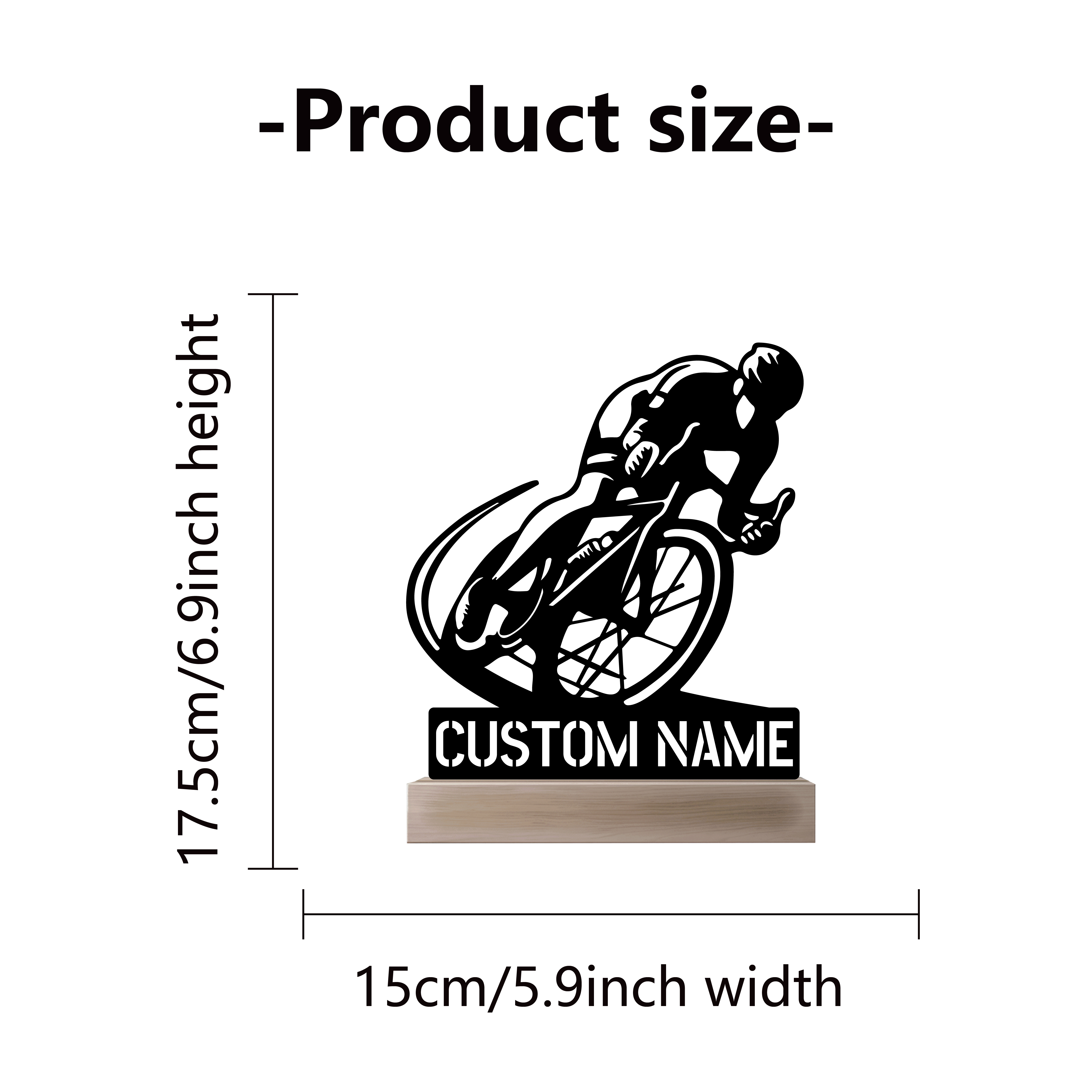 1pc Modern Diagonal bicycle Cu - Wood Woodworking บทวิจารณ์และราคา