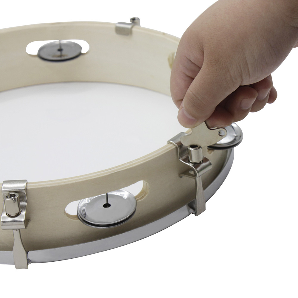 10 Inches Tambourine Adjustabl - Woodworking Kids Toys บทวิจารณ์และราคา